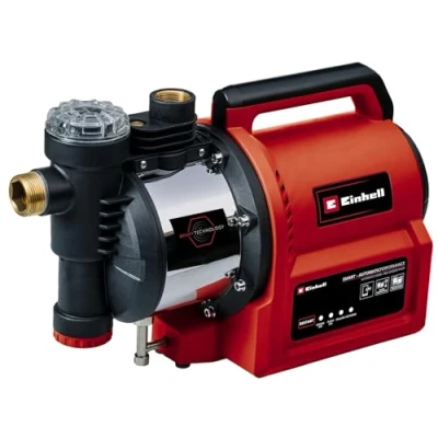 Afbeelding van Einhell Elektrische Automatische Tuinpomp GE AW 1144 SMART 1100 W 4.8 bar 4.400 l/u Max. opvoerhoogte: 48 m Zuighoogte: 8 functie LED Display functie: App bediening