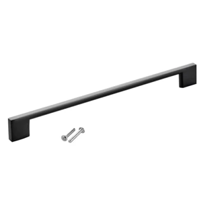 Afbeelding van SOTECH meubelgreep BLACKLINE XII BA 224 mm zwart mat aluminium (lengte 256 mm, breedte 9 hoogte 28 mm) handgreep kastdeurgreep