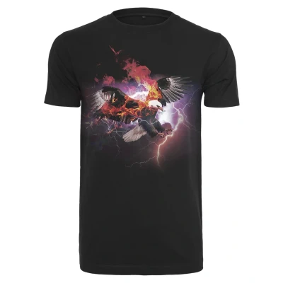 Afbeelding van Mister TEE Eagle Tshirt print, Heren, Maat: XL, Black