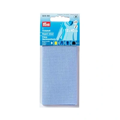 Afbeelding van Foglio di riparazione CO termoadesivo 12 x 45 cm azzurro cielo