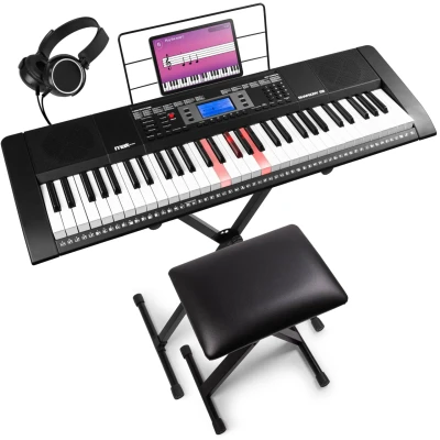 Afbeelding van MAX Rhapsody61L Complete keyboard set met bankje, standaard en