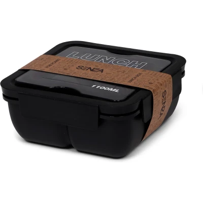 Afbeelding van Senza Lunchbox 1100 Ml Zwart