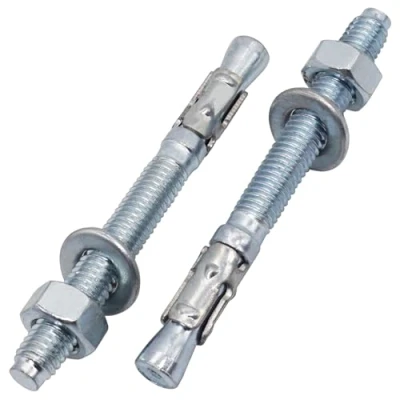 Afbeelding van SKIR&#039;CO (10 stuks) Verzinkte wigankers M8 x 80 mm, metalen pluggen, ankerbout, metselankers, betonanker