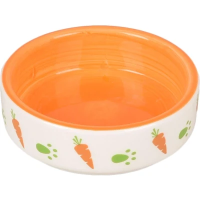 Afbeelding van Flamingo Eetpot Knaagdier Iggy Keramisch Oranje 8,5Cm 70Ml