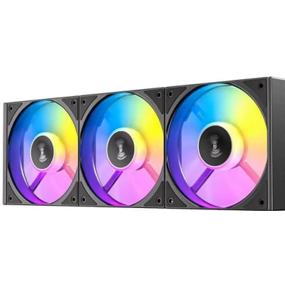 Afbeelding van Antec Connect 120 ARGB PWM Zwart set van 3 (3 x), PC ventilator,