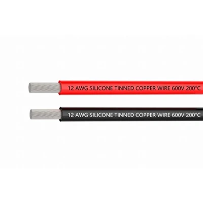 Afbeelding van TUOFENG 12 AWG siliconen draad 3 m [1.5 zwart en 1.5 rood] zachte flexibele 680 strengen van vertind koperdraad voor DIY RC vliegtuigen auto batterij klem kabel elektronische uitrusting