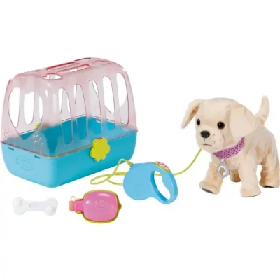Afbeelding van BABY born Puppy Lucky Hondje met bench