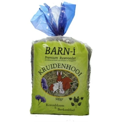 Afbeelding van Barn i Kruidenhooi Korenbloem en Berkenblad 6x 500 gram