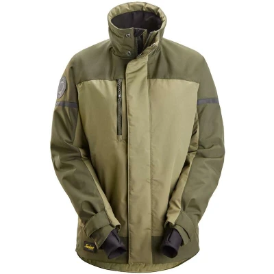 Afbeelding van Snickers 1117 AllroundWork, Isolerend Dames Jack Khaki Groen/Groen
