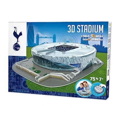 Afbeelding van Nanostad 3D puzzel Tottenham Hotspur stadium grijs 75 stukjes