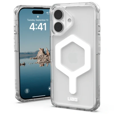 Afbeelding van Apple iPhone 16 MagSafe Hoesje Kunststof UAG Hardcase/Backcover Transparant Telefoonhoesje Shockproof/Valbescherming
