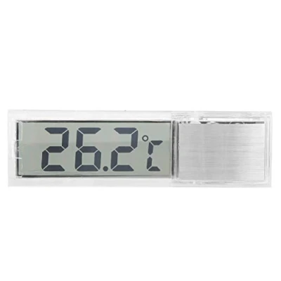 Afbeelding van Exquise Kleine 3D LCD Elektronische Transparante Digitale Aquarium Thermometer Nauwkeurige Chip Zeewatertemperatuurmeting