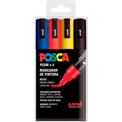 Afbeelding van Markeerset POSCA PC 5M Multicolour