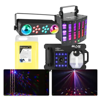 Afbeelding van BeamZ mancave partylights Complete lichtset met discolampen en
