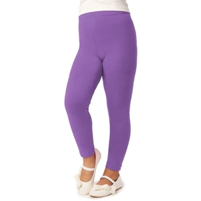 Afbeelding van Merry Style MS MS10 130 LE Meisjes Lang Leggings Sport Vrijetijdsbroek Viscose Sporbroek Yogabroek Paars 122