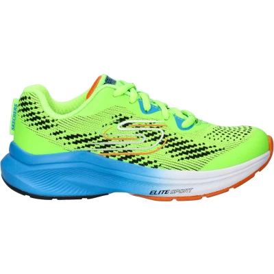 Afbeelding van Skechers Elite Sport Stride jongens sneaker Groen Maat 33