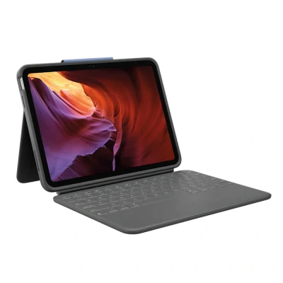 Afbeelding van f/ iPad (10th gen), Amerikaans, Qwerty, Smart Connector, 195 x 20 256 mm, 570 g, Graphite