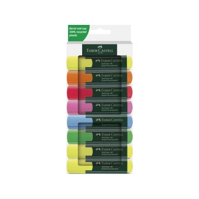 Afbeelding van Faber Castell 254848 Textliner 1548, 8 stuks, meerkleurig