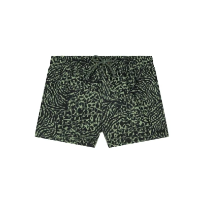 Afbeelding van Shiwi Swimshort Sil Forest Green Mixed Animal Maat 122 128