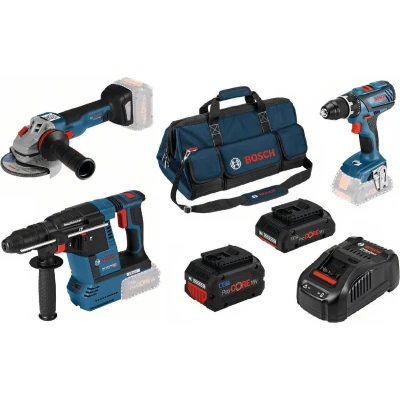 Afbeelding van Bosch 3 toolkit 18V Accu in Toolbag 0615990M3C