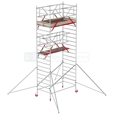 Afbeelding van Rolsteiger Altrex RS TOWER 42 SafeQuick L250xB135 7.20m werkhoogte Houten platform
