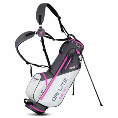 Afbeelding van Big Max DriLite Seven Waterproof 2023 Standbag, grijs/fuchsia/wit