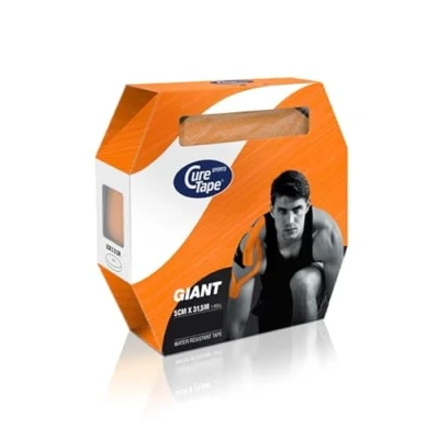 Afbeelding van CureTape® Giant Sports Oranje kinesiotape Extra kleefkracht 5cm x 31,5m