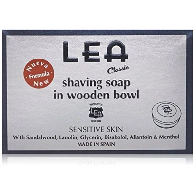 Afbeelding van LEA CLASSIC shaving soap in wooden bowl 100 ml