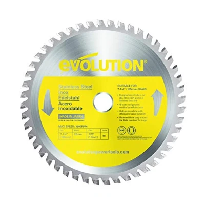 Afbeelding van Evolution EVO 185mm zaagblad voor inox 185 X 20.0 1.8 MM 48 T