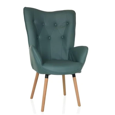 Afbeelding van HAVENIO I Gestoffeerde fauteuil Mint