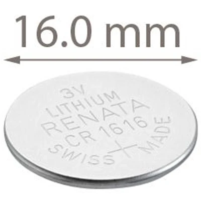 Afbeelding van Renata Knoopcel CR1616 3 V 1 stuk(s) 50 mAh Lithium
