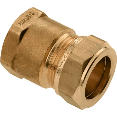 Afbeelding van Bonfix Messing Schroefbus 1/2&quot;x8mm