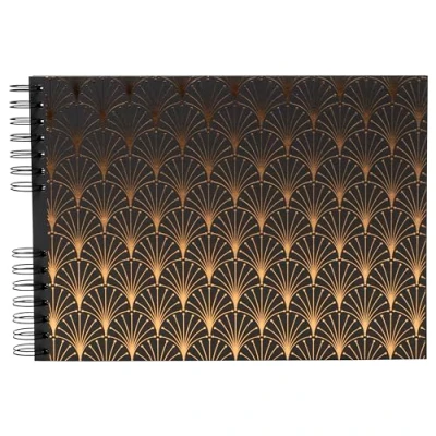 Afbeelding van EXACOMPTA Ref. 16295E Spiraalfotoalbum van Neo Deco 150 foto&#039;s 50 zwarte pagina&#039;s Formaat 32 x 22 cm Omslag karton bekleed met zwart structuurpapier glanzend effect