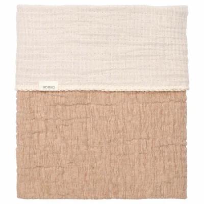 Afbeelding van Koeka ledikantdeken Rivoli caffe 100x150
