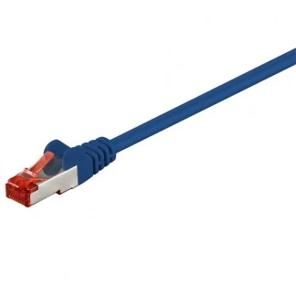 Afbeelding van S/FTP CAT6 Gigabit netwerkkabel / blauw LSZH 10 meter