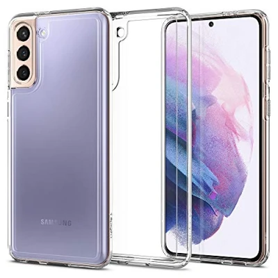 Afbeelding van Samsung Galaxy S21 Plus Hoesje Kunststof Spigen Hardcase/Backcover Zwart Telefoonhoesje Shockproof/Valbescherming