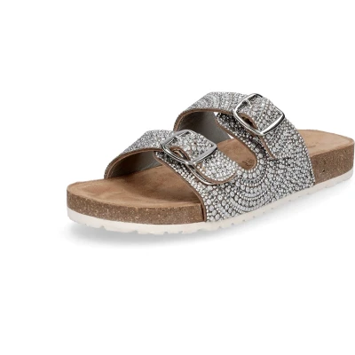 Afbeelding van Tamaris Dames 1 27415 44 slipper, Silver Glam, 41 EU, EU