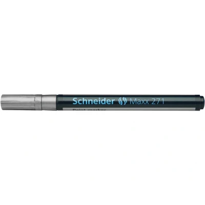 Afbeelding van 10x Lakmarker Schneider Maxx 271 1 2 mm zilver