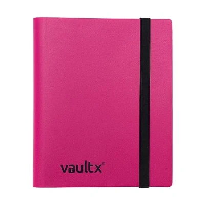 Afbeelding van Vault X Bindmiddel verzamelkaartenmap met 4 vakken 160 zijlader mappen voor TCG (roze)