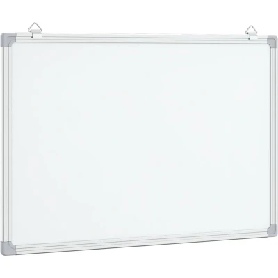 Afbeelding van vidaXL whiteboard magnetisch 60x40x1,7 cm aluminium, whiteboard, memobord, memobord keuken, white board, memo bord, klein