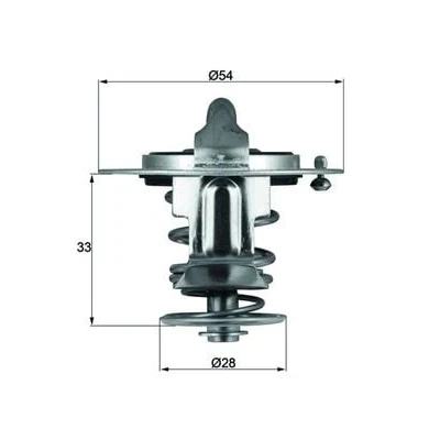 Afbeelding van Mahle Original Thermostaat TX 72 85D