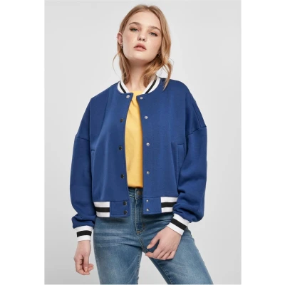 Afbeelding van Urban Classics Oversized College Sweat Bomberjacks, Dames, Maat: XXL, Spaceblue
