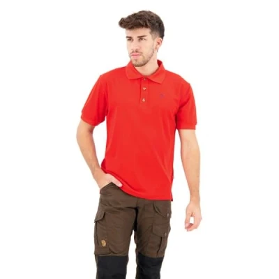 Afbeelding van Polo Fjallraven Men Crowley Pique Shirt True Red S