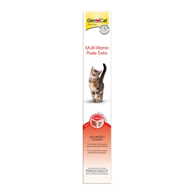 Afbeelding van Gimcat Multi Vitamin Pasta Extra Kattensnack 100 g