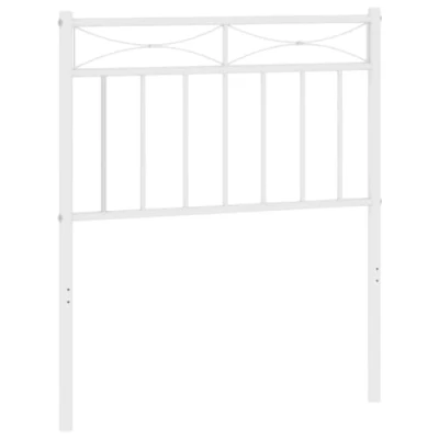 Afbeelding van vidaXL Hoofdbord 75 cm metaal wit