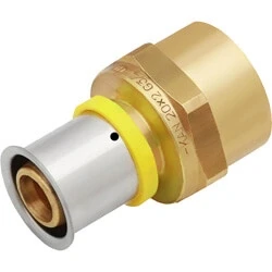 Afbeelding van VSH MultiPress perskoppeling recht 20 x 3/4 (gas) pers binnendraad