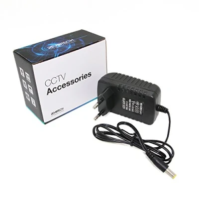Afbeelding van EU Type Adapter DC 12V 2A CCTV Bewakingscamera Voeding Plug
