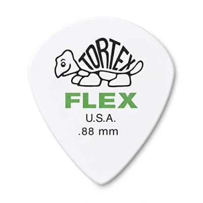 Afbeelding van Dunlop 468P088 Tortex Flex Jazz III Pick 0.88 mm plectrumset (12 stuks)