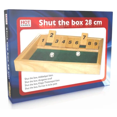 Afbeelding van Shut the Box: Dobbelspel (NL/EN/FR/DE)