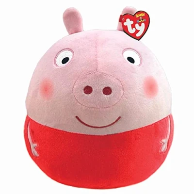 Afbeelding van Ty Squish A Boo Knuffelkussen Peppa Pig 20 Cm